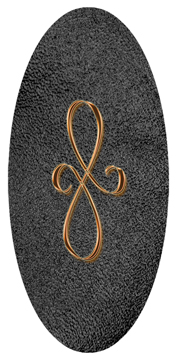 DG5000-601-CP-SH-BK Copper Scroll Shimmer Black